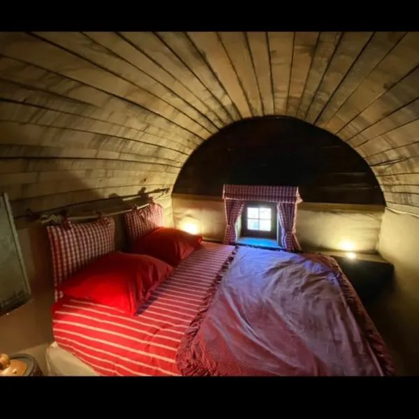 Gîte Insolite Les Tonneaux Sa vue Magnifique et Panoramique，位于维穆蒂尔斯的酒店