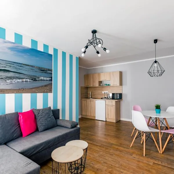 Apartamenty pod Modrzewiem，位于尤斯托尼莫斯基的酒店