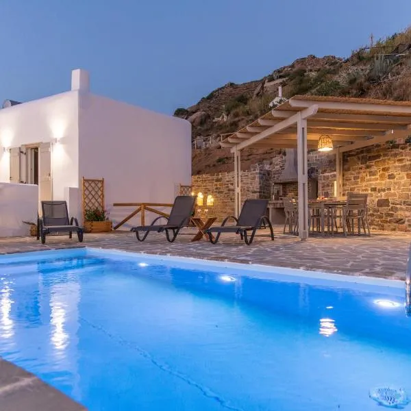 Pleiades Villas Naxos，位于Moutsouna Naxos的酒店