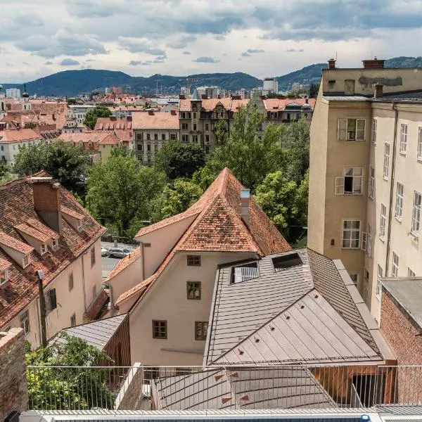 Kai 36 - Hotel zwischen Fels und Fluss，位于格拉茨的酒店