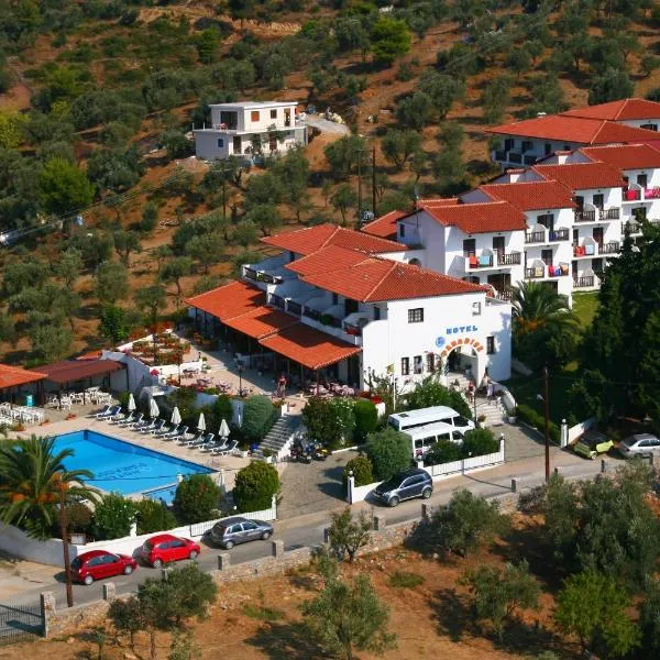 天堂酒店，位于Vromolimnos的酒店