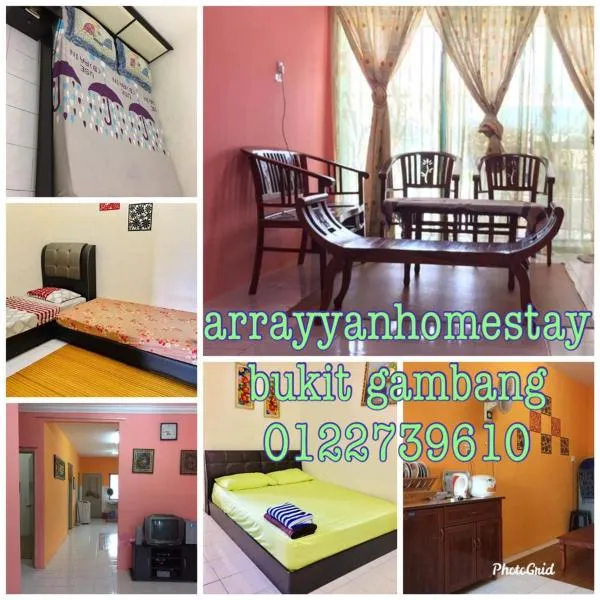 ar rayyan homestay bukit gambang，位于Kampong Pohoi的酒店