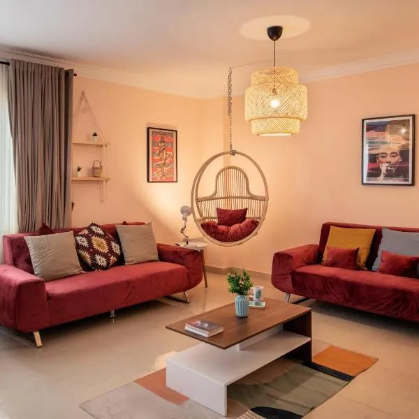 The 2BDR Compelling Condo 5 min to CAI Airport，位于开罗的酒店