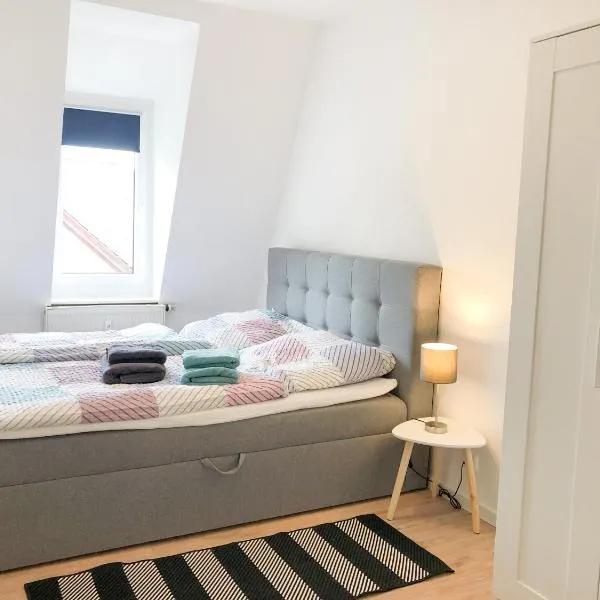 TOP ausgestattete, moderne 2 Zimmer Wohnung, Smart TV, WLAN, familienfreundlich，位于鲁多尔施塔特的酒店