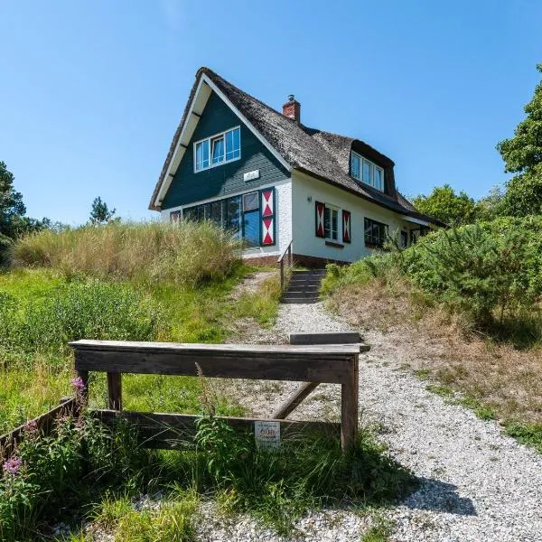 Beautiful dune villa with thatched roof on Ameland，位于比伦的酒店