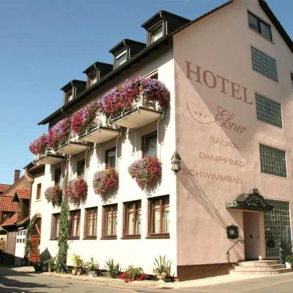 Hotel Ebner，位于Bundorf的酒店