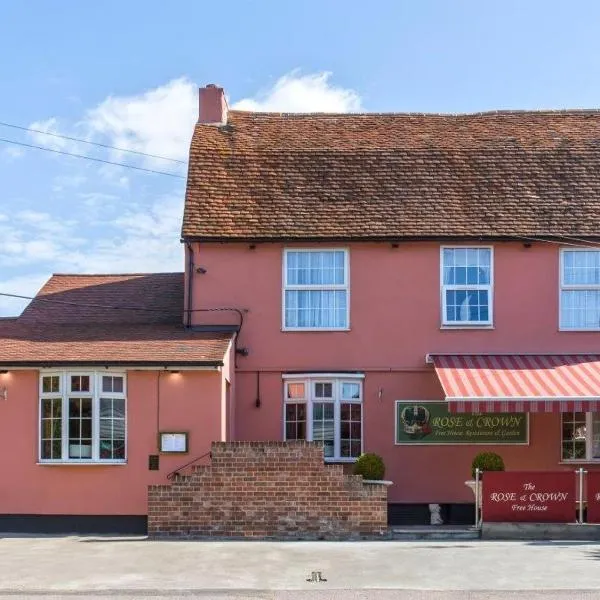 The Rose and Crown，位于Thorpe le Soken的酒店
