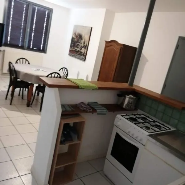 appartement simple entier avec cour pour 2 a 7 personnes，位于贡捷堡的酒店