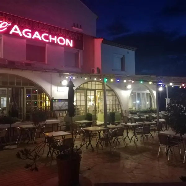 阿格仲酒店餐厅，位于Albaron的酒店