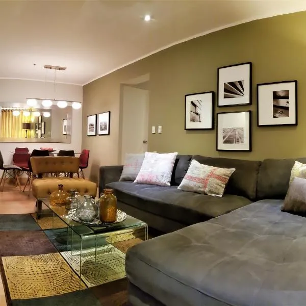 GL Apts, rent Upper Pardo Miraflores - Suite 1 Hab，位于利马的酒店