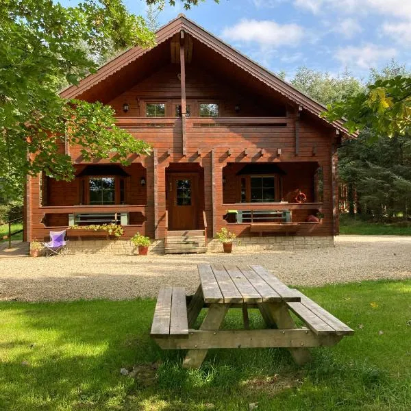 Riverside log cabin，位于Killashandra的酒店