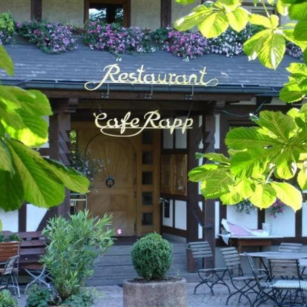 拉普咖啡餐厅旅馆，位于黑林山区克尼格斯费尔德的酒店
