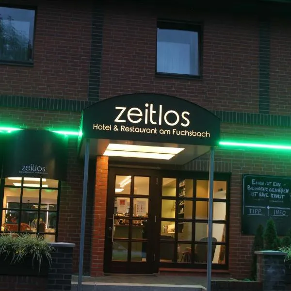 zeitlos Hotel und Restaurant am Fuchsbach，位于埃尔策的酒店