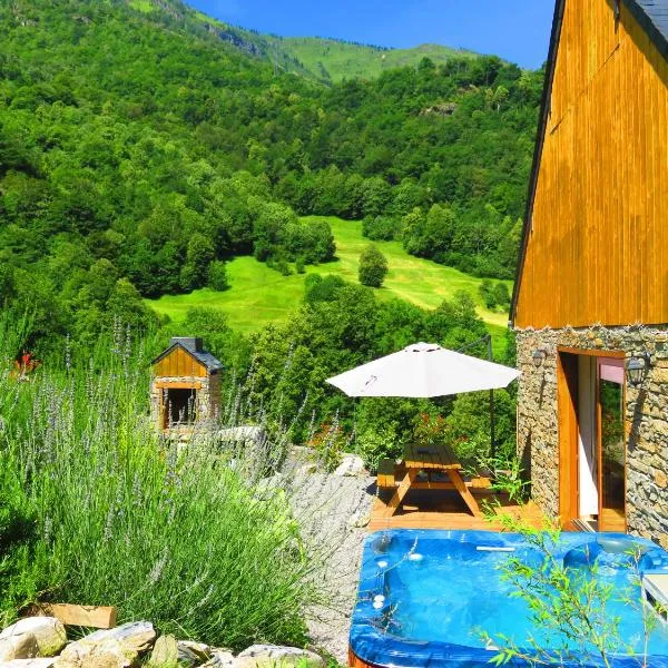 Chalet Le Bordarriben sauna & spa，位于热德尔的酒店