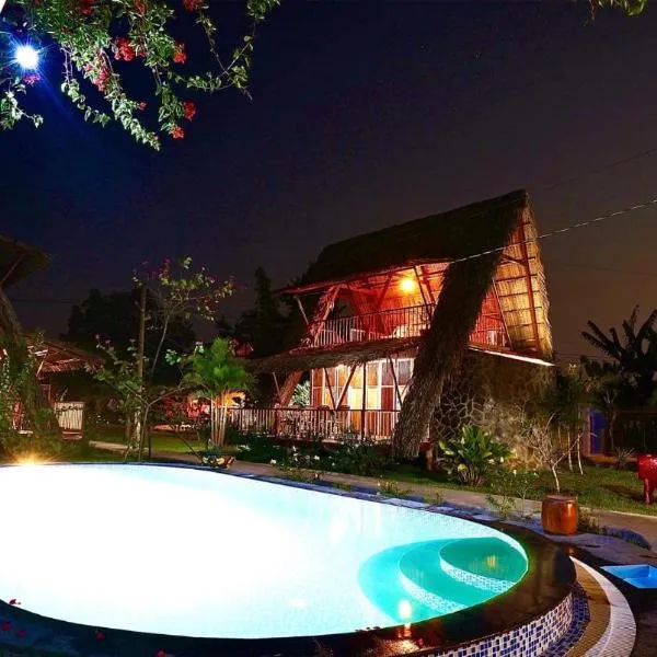 Mekong Delta Ricefield Lodge，位于Ba Se的酒店