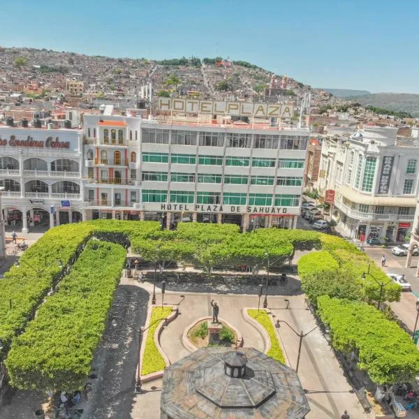 Hotel Plaza Sahuayo，位于Sahuayo de José María Morelos的酒店