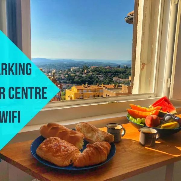 Parking Privé - Vue mer - WiFi - Centre Historique，位于格拉斯的酒店