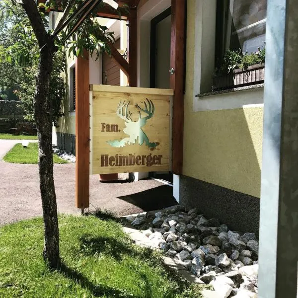 Ferienwohnung Heimberger - Appartement 2，位于Wang的酒店