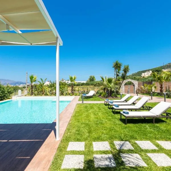 Villa Anemeli - Luxury pool villa with gorgeous seaview，位于Kefálion的酒店