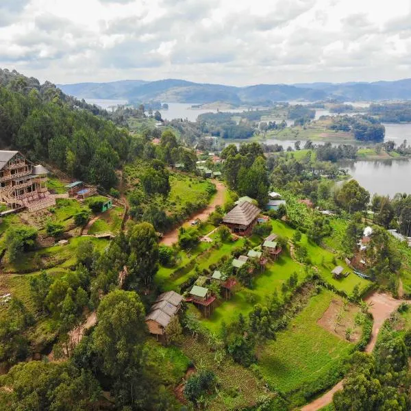 Hawk's Eye Lodge Bunyonyi，位于Kashasha的酒店