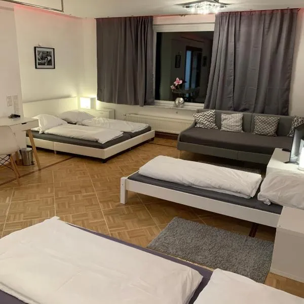 AschaffApartment 4 Schlafzimmer bis 10 Personen bei Aschaffenburg，位于Mainaschaff的酒店