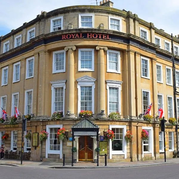 皇家酒店，位于Timsbury的酒店