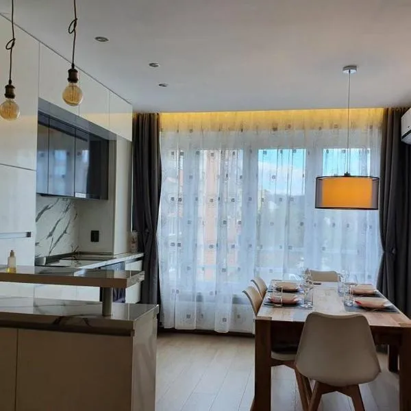 Луксозен апартамент с WiFi на 10км от Боровец，位于萨莫科夫的酒店