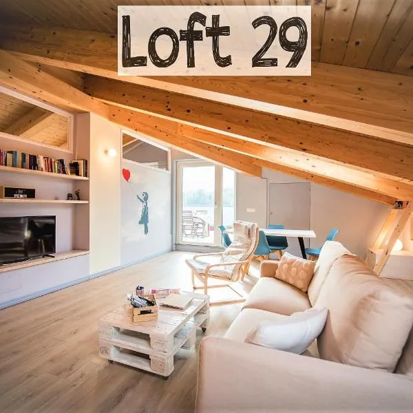 Loft 29 mansardato con ampio terrazzo，位于Villar Focchiardo的酒店