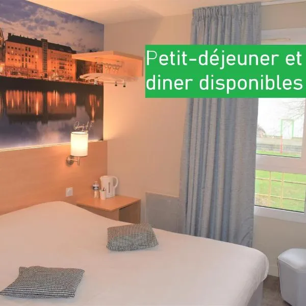 Hôtel Inn Design Resto Novo Châteaubriant，位于Saint-Aubin-des-Châteaux的酒店