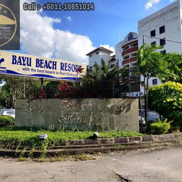 Wan's Apartment Bayu Beach Resort，位于Kampong Si Rusa的酒店