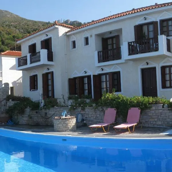 Violetta Seaside Studios&Apartments，位于Ágios Konstantínos的酒店