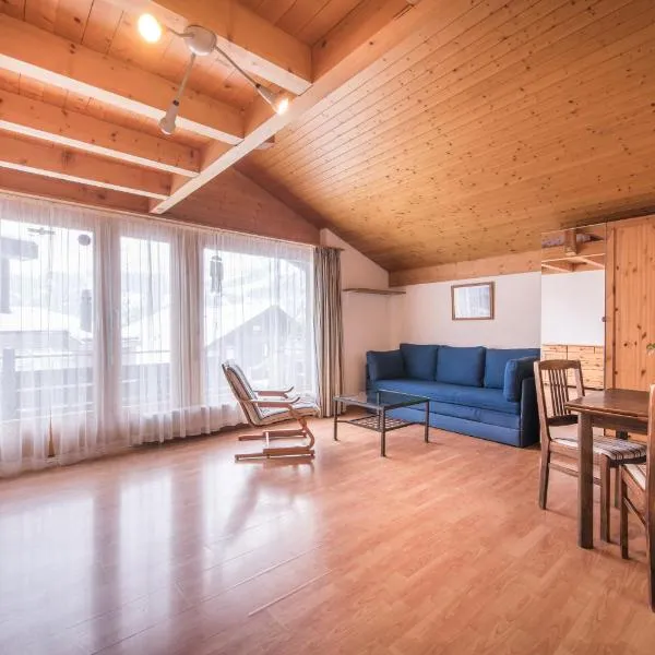 Central Wengen Wonderland: Mezzanine Studio for 4，位于翁根的酒店