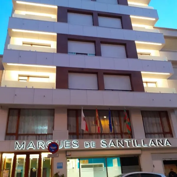 马尔克斯德桑蒂拉纳酒店，位于洛斯科拉莱斯-德布埃尔纳的酒店