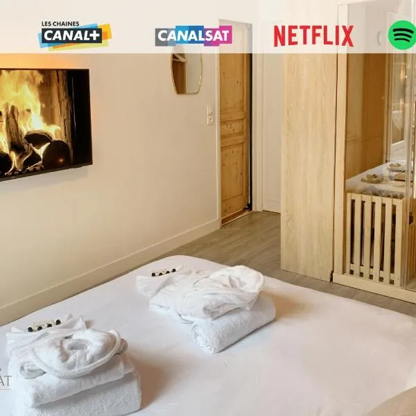 Suite Cosy Flat - Hyper-Centre avec sauna privatif，位于桑利斯的酒店