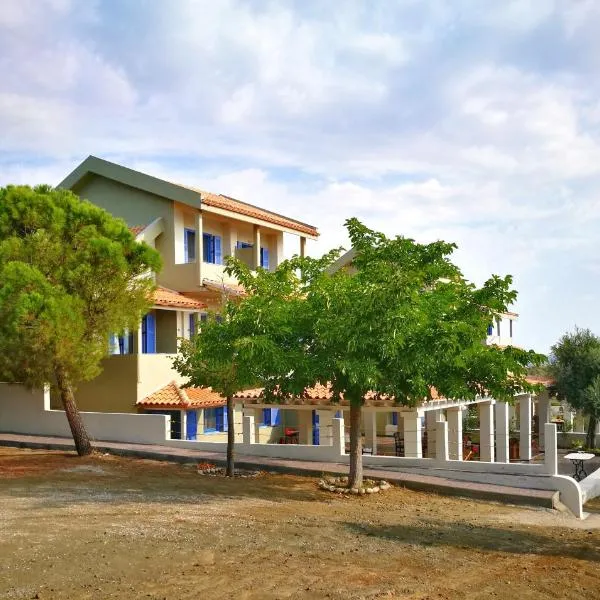 Olive Bay Hilltop Apartments Ammouliani，位于阿莫利亚尼岛的酒店