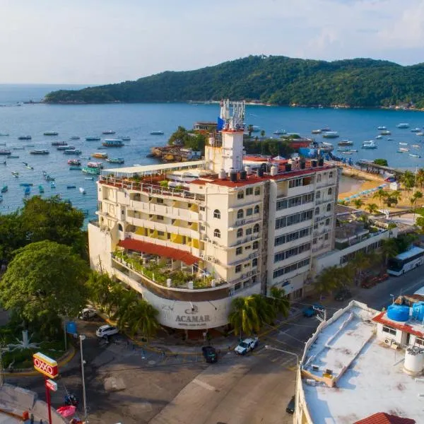 阿卡玛尔海滩度假酒店，位于Barra de Coyuca的酒店