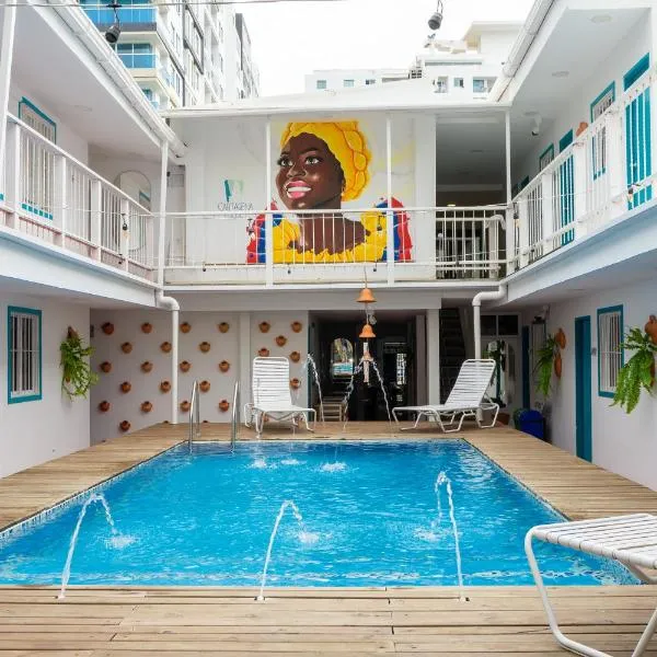 Hotel Ayenda Cartagena Blue 1804，位于Playa de Punta Arena的酒店
