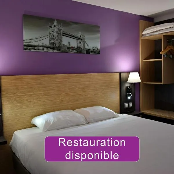 Contact Hotel Restaurant Bleu France - Eragny Cergy，位于Vernouillet的酒店
