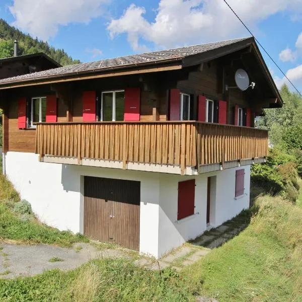 Chalet in Wiler near Ski Lift & Views，位于菲施的酒店