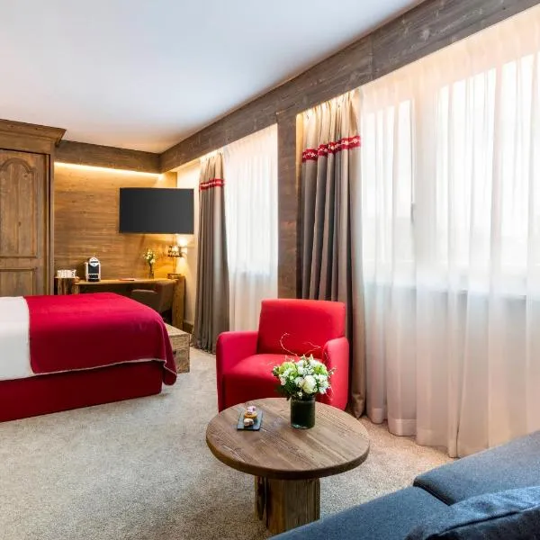 雪绒花玛诺特酒店，位于Anières的酒店