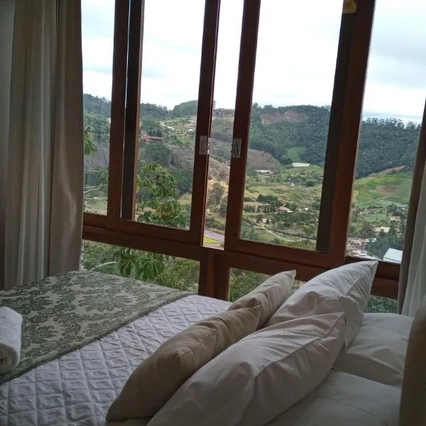 Apart Hotel Vista Azul - hospedagem nas montanhas，位于Aracê的酒店