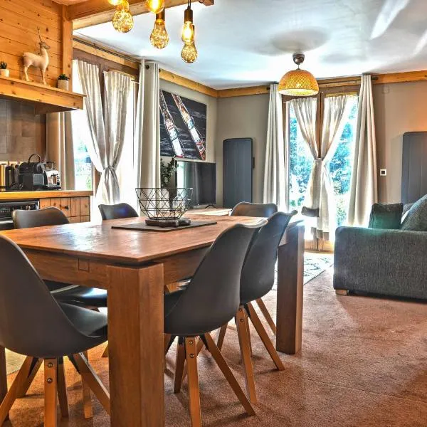 Appartement confortable a Les Deux Alpes 45 m² avec vue montagne，位于于埃的酒店