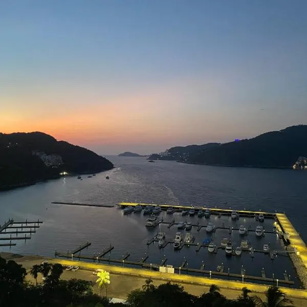 Departamento con Preciosa Vista al Mar en Acapulco Diamante，位于阿卡普尔科的酒店