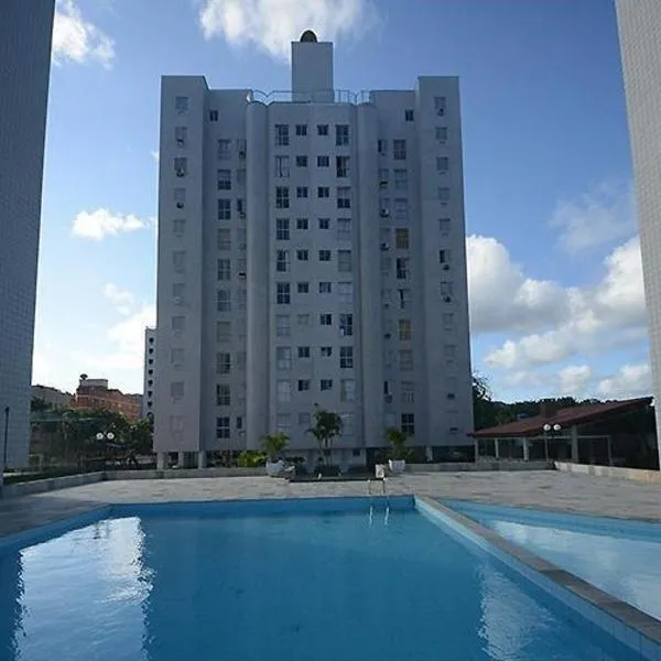 Apartamento com piscina 1 quarto de até 6 pessoas - Guarujá，位于瓜鲁雅的酒店