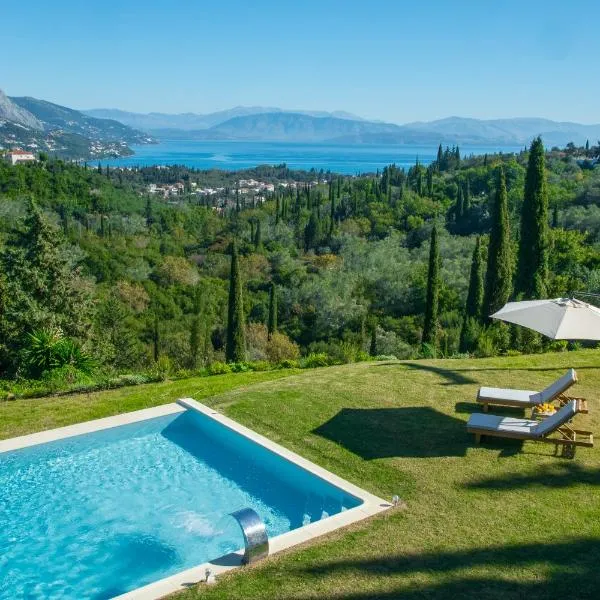 Ionian Sea View Villa，位于卡托克拉克阿纳的酒店