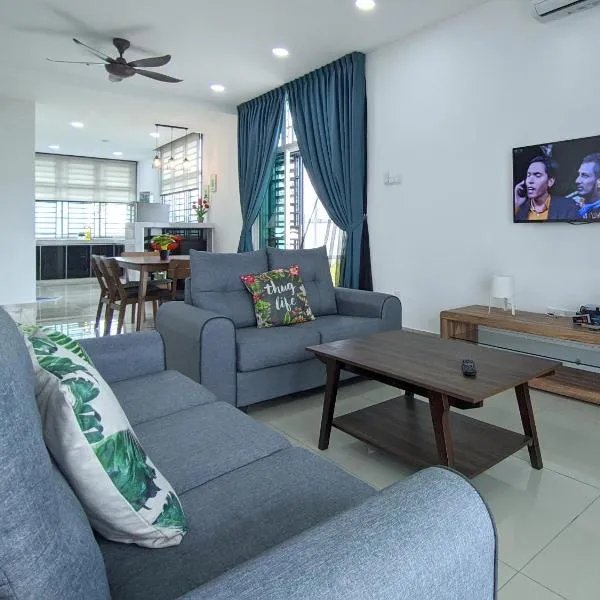 Desaru Comfy Home with Netflix Near Beach, Waterpark & BBQ，位于Bandar Penawar的酒店