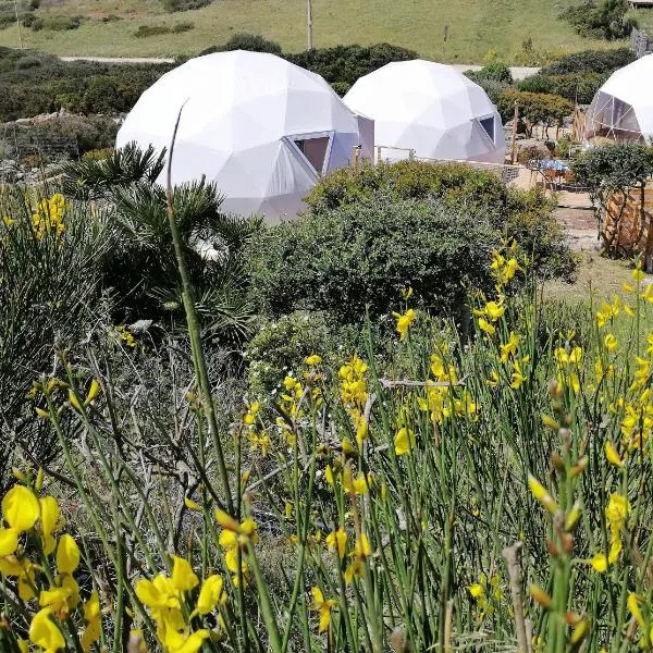 B&B Glamping Semaforo Capo Sperone，位于Capo Sperone的酒店