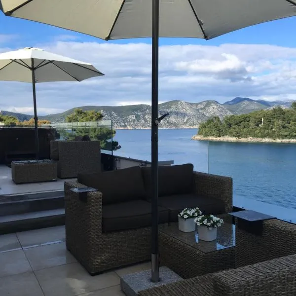 High View-A Seaside Villa With Huge Jacuzzi，位于拉茨斯切的酒店