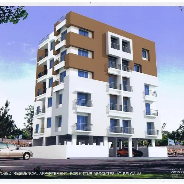 Hayat-Bi Residency service apartment，位于贝尔高姆的酒店