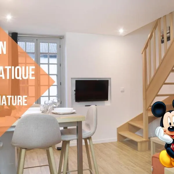 Self Checkin Automatique - 9 min Disney - LE MICKEY - COSYRENTING，位于La Houssaye-en-Brie的酒店